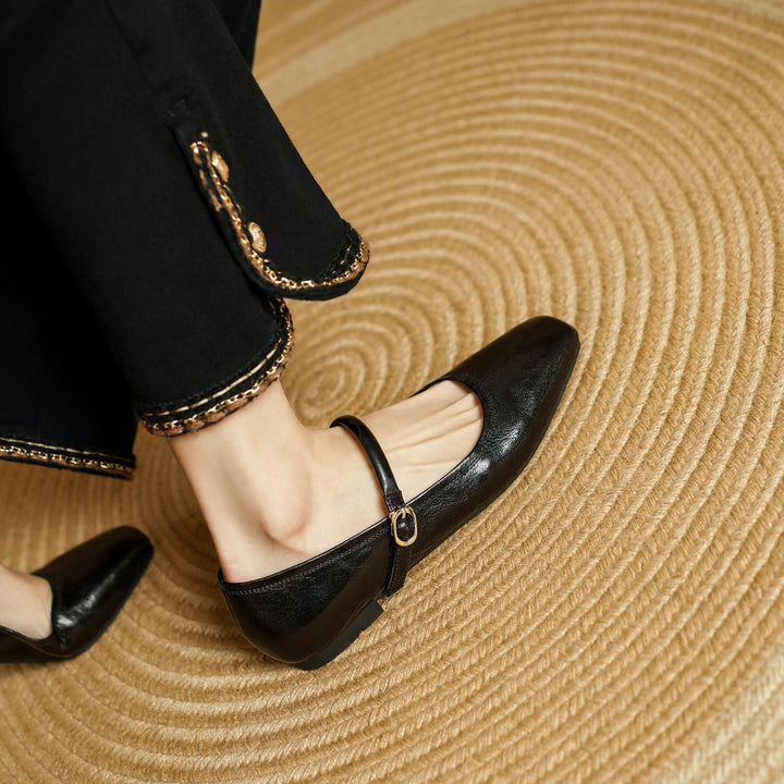Islae Genuine Leather Flats  Liora Lane Boutique