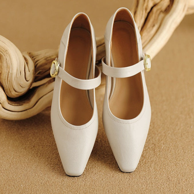 Merlot Genuine Leather Heels  Liora Lane Boutique