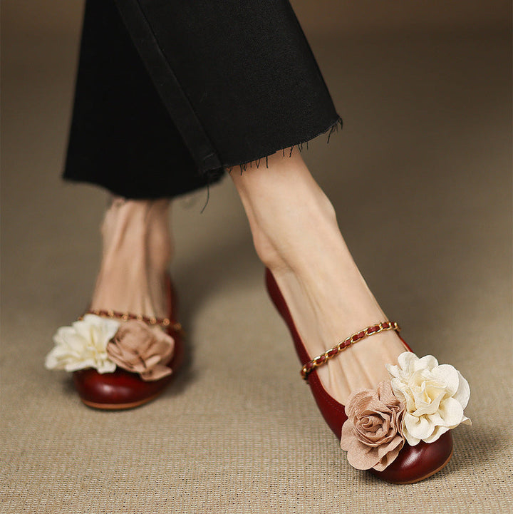 Fleur Genuine Leather Shoes  Liora Lane Boutique