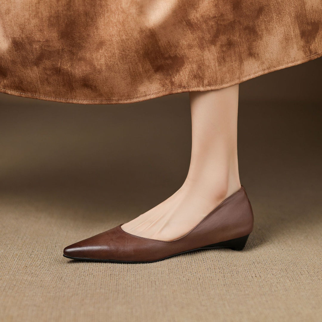 Irella Genuine Leather Flats  Liora Lane Boutique