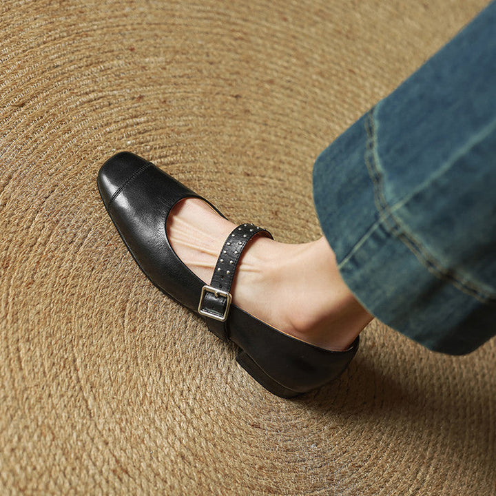 Elry Genuine Leather Shoes  Liora Lane Boutique