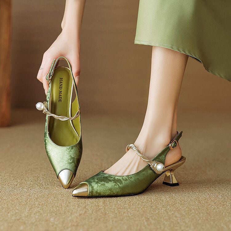 Savana Kitten Heels  Liora Lane Boutique