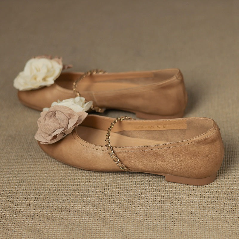 Fleur Genuine Leather Shoes  Liora Lane Boutique