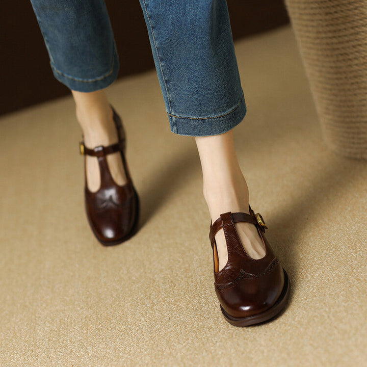 Myra Genuine Leather Shoes  Liora Lane Boutique