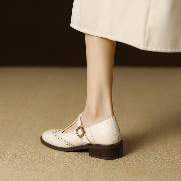 Myra Genuine Leather Shoes  Liora Lane Boutique