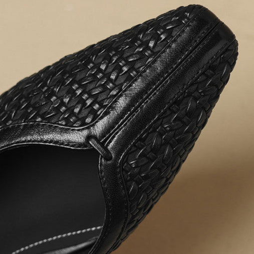 Morissa Genuine Leather Heels  Liora Lane Boutique