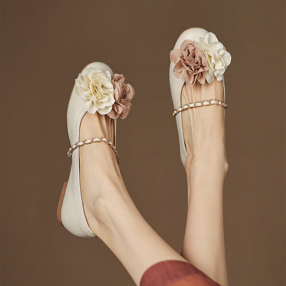 Fleur Genuine Leather Shoes  Liora Lane Boutique