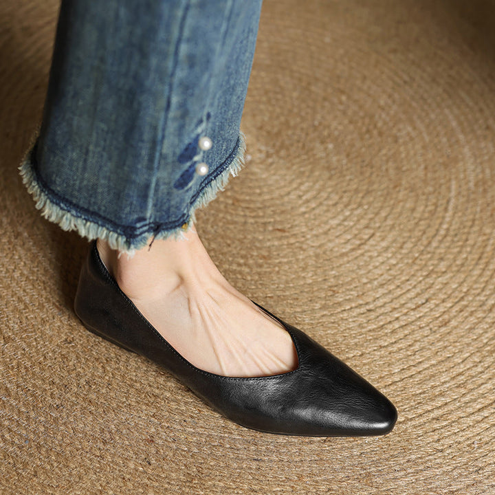 Valmir Genuine Leather Mules  Liora Lane Boutique