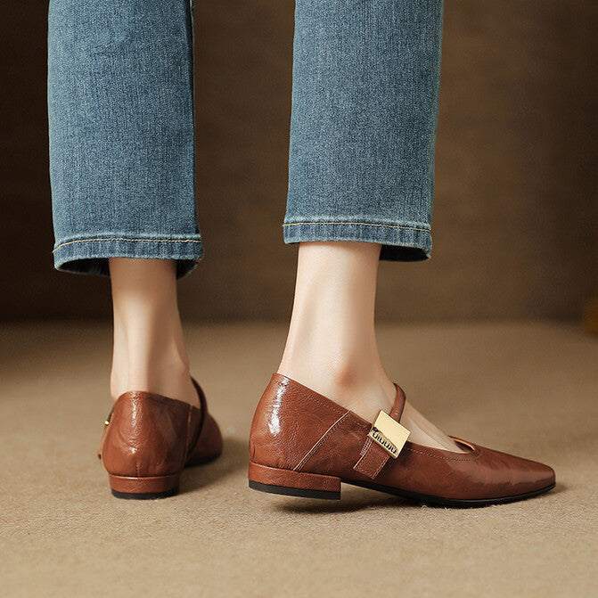 Melona Genuine Leather Pumps  Liora Lane Boutique