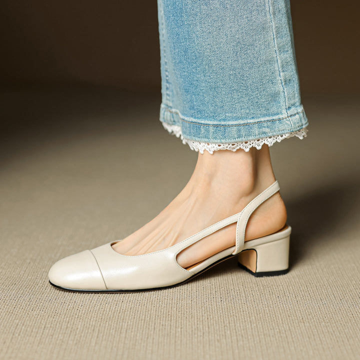 Lureth Genuine Leather Pumps  Liora Lane Boutique  White / 9.5 109.99