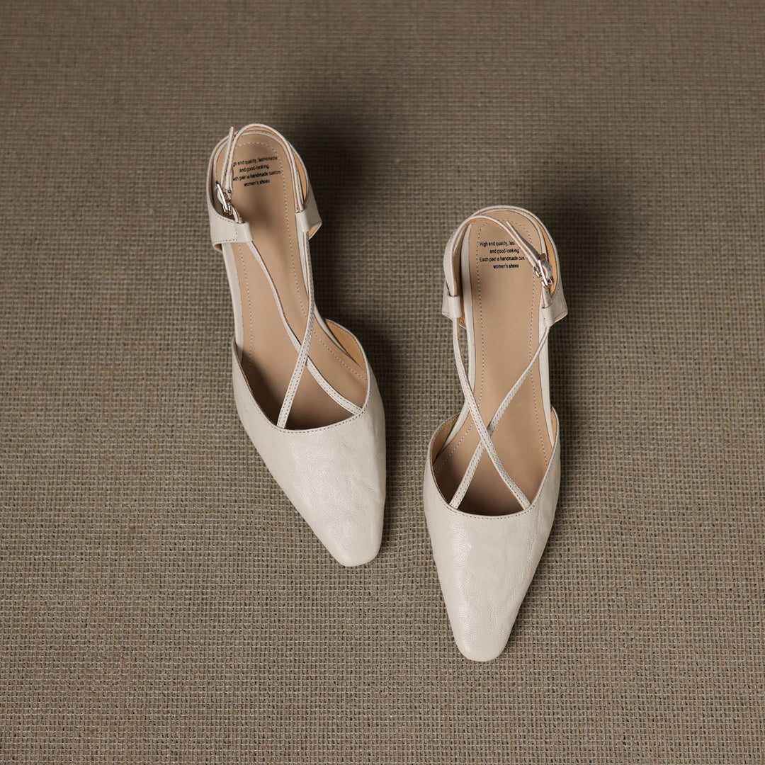 Velta Genuine Leather Heels  Liora Lane Boutique