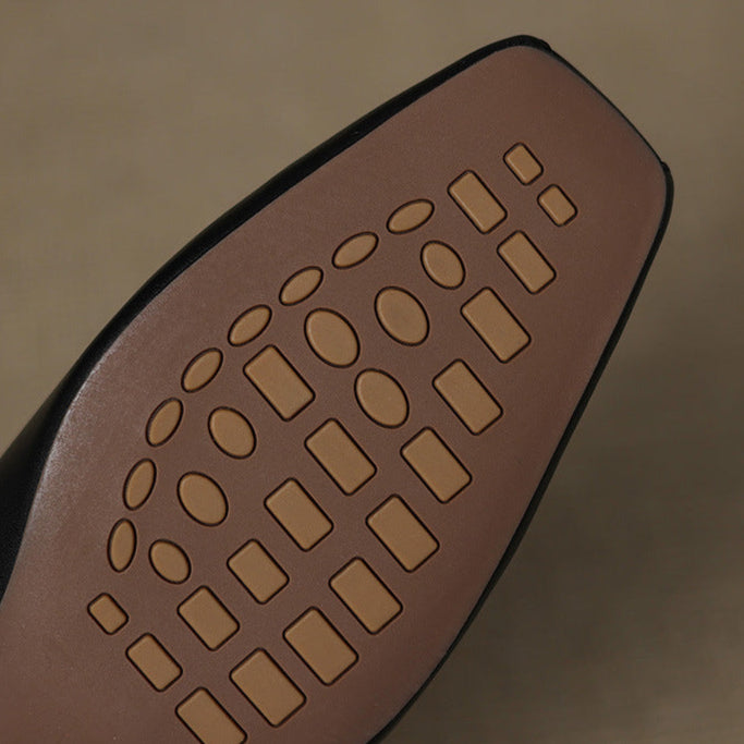 Keva Genuine Leather Mules  Liora Lane Boutique