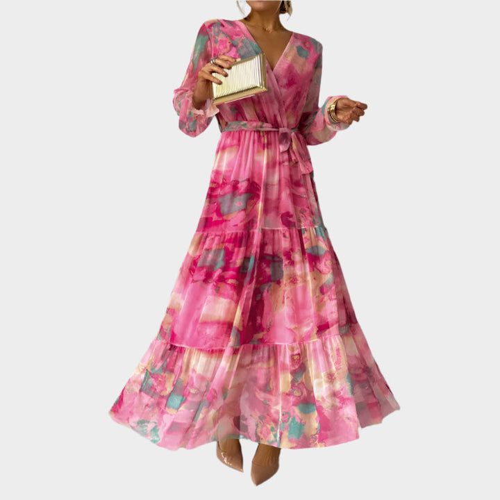 Midi Dress with Flowers Jasmine's Boutique Australia