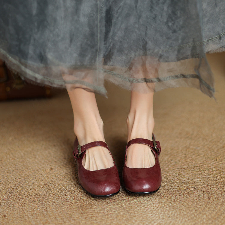 Elva Genuine Leather Shoes  Liora Lane Boutique