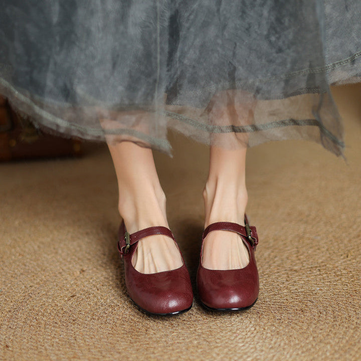 Elva Genuine Leather Shoes  Liora Lane Boutique