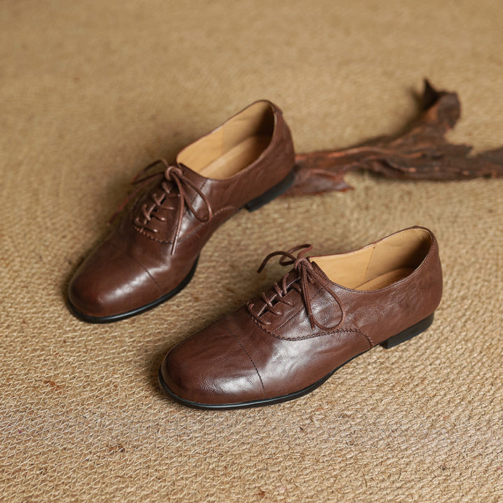 Delyra Genuine Leather Shoes  Liora Lane Boutique