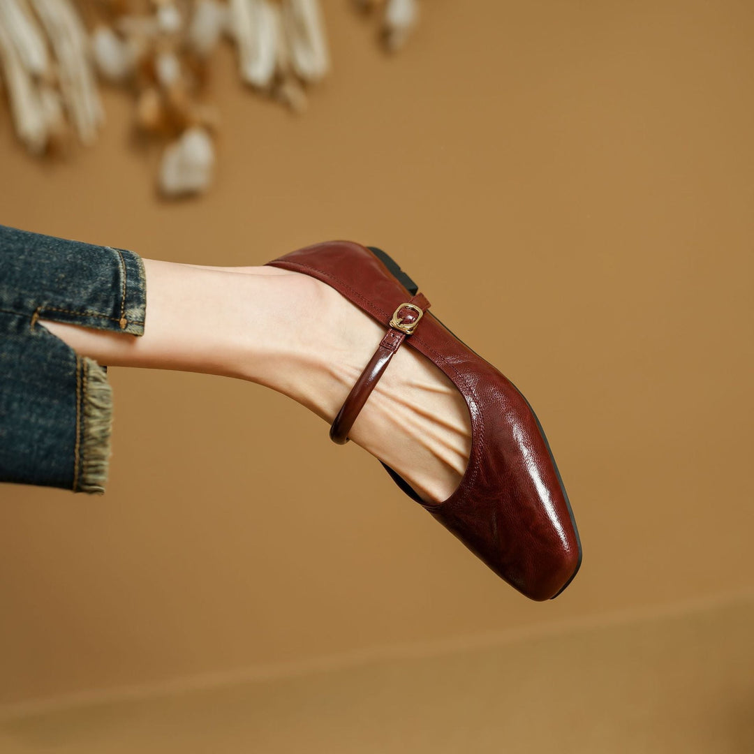 Islae Genuine Leather Flats  Liora Lane Boutique