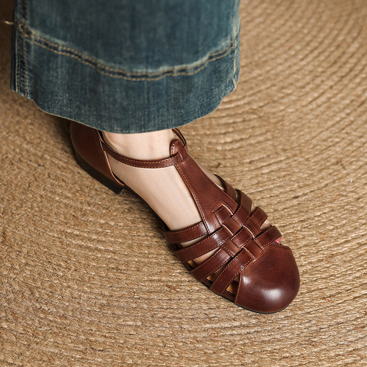 Enix Genuine Leather Shoes  Liora Lane Boutique