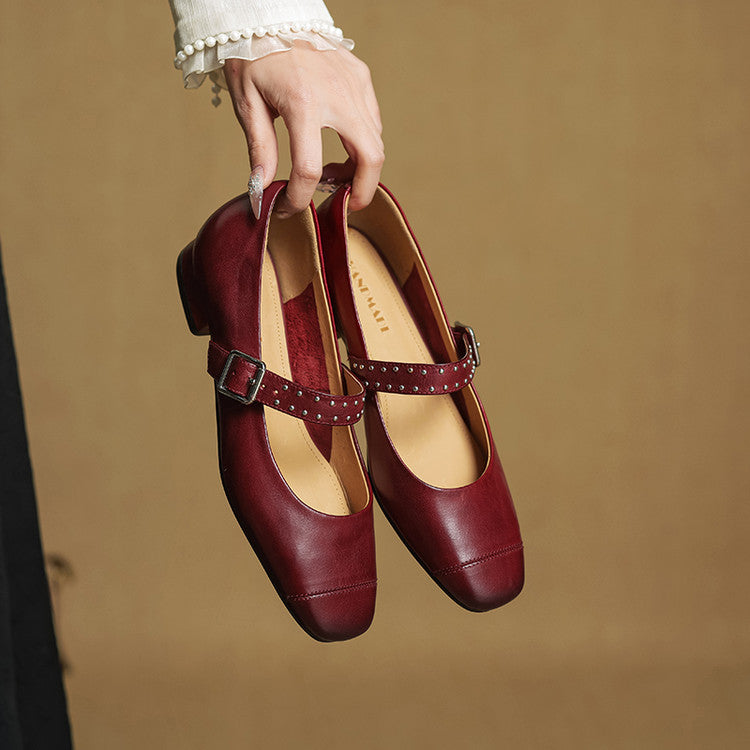 Elry Genuine Leather Shoes  Liora Lane Boutique