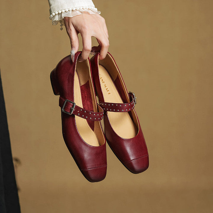 Elry Genuine Leather Shoes  Liora Lane Boutique