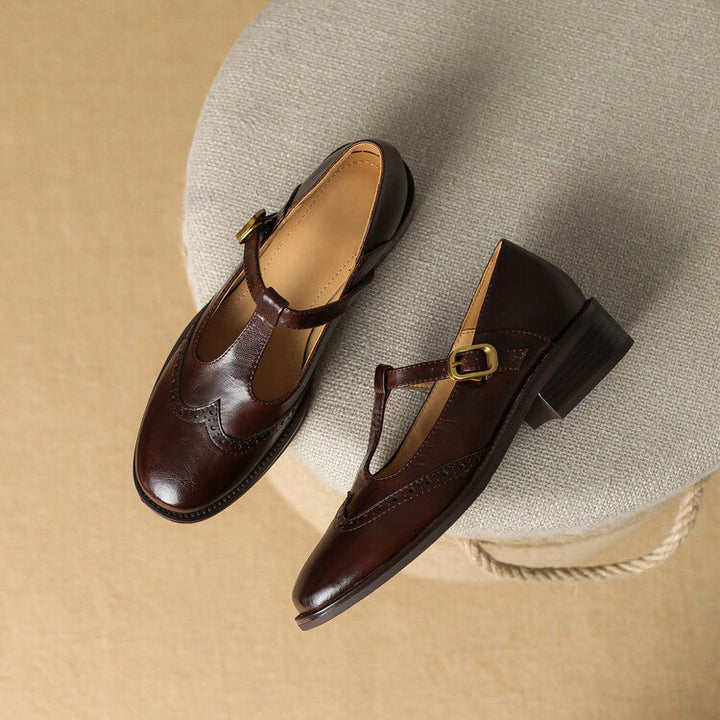 Myra Genuine Leather Shoes  Liora Lane Boutique