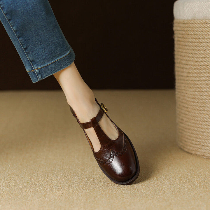 Myra Genuine Leather Shoes  Liora Lane Boutique