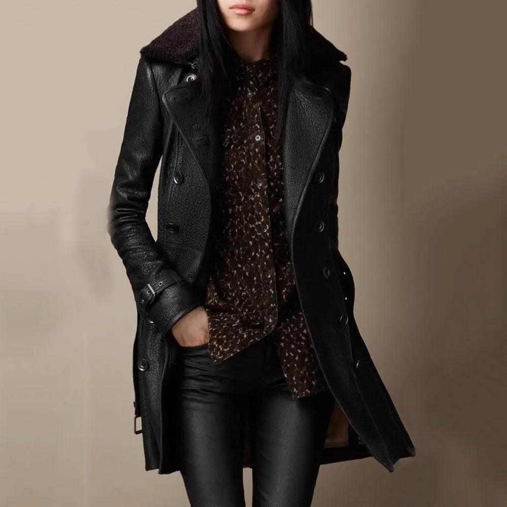 Leather Coat Jasmine's Boutique Australia