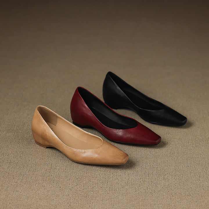 Oren Genuine Leather Flats  Liora Lane Boutique