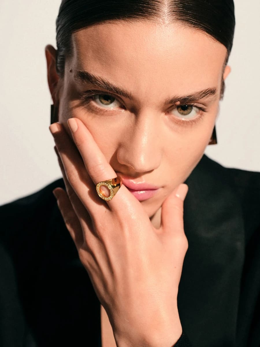 Oval Hollow Ring Jasmine's Boutique Australia