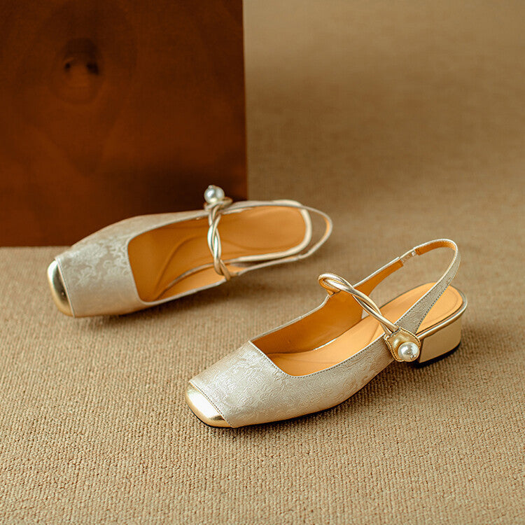 Galene Leather Heels  Liora Lane Boutique