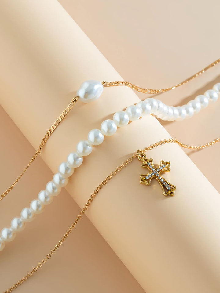 Multi-Layer Pearl Necklace Jasmine's Boutique Australia
