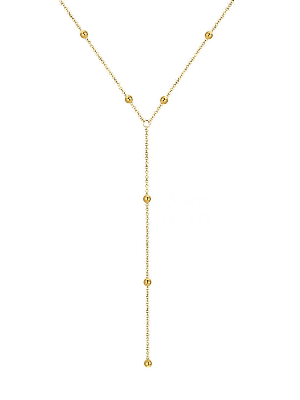 14 Karat Gold-Plated Necklace with Pearls Jasmine's Boutique Australia