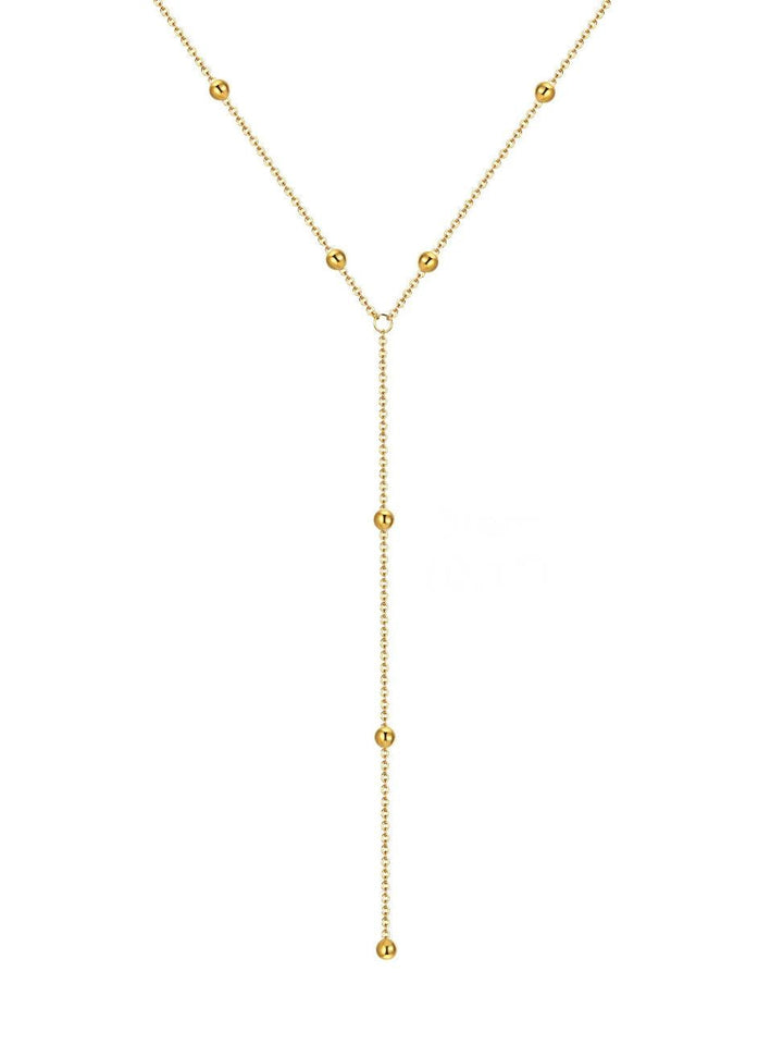 14 Karat Gold-Plated Necklace with Pearls Jasmine's Boutique Australia