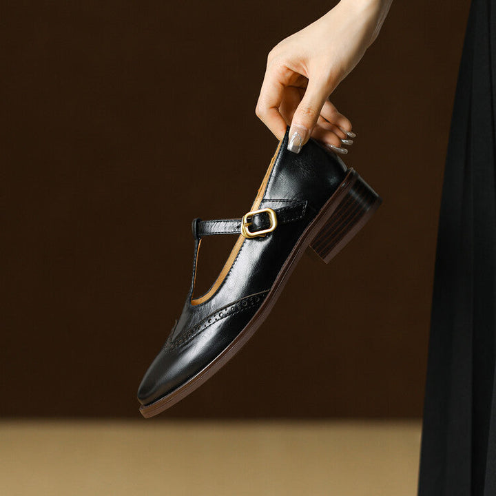 Myra Genuine Leather Shoes  Liora Lane Boutique