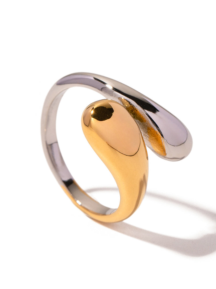 Jessica Drop Ring Gold-Silver Jasmine's Boutique Australia