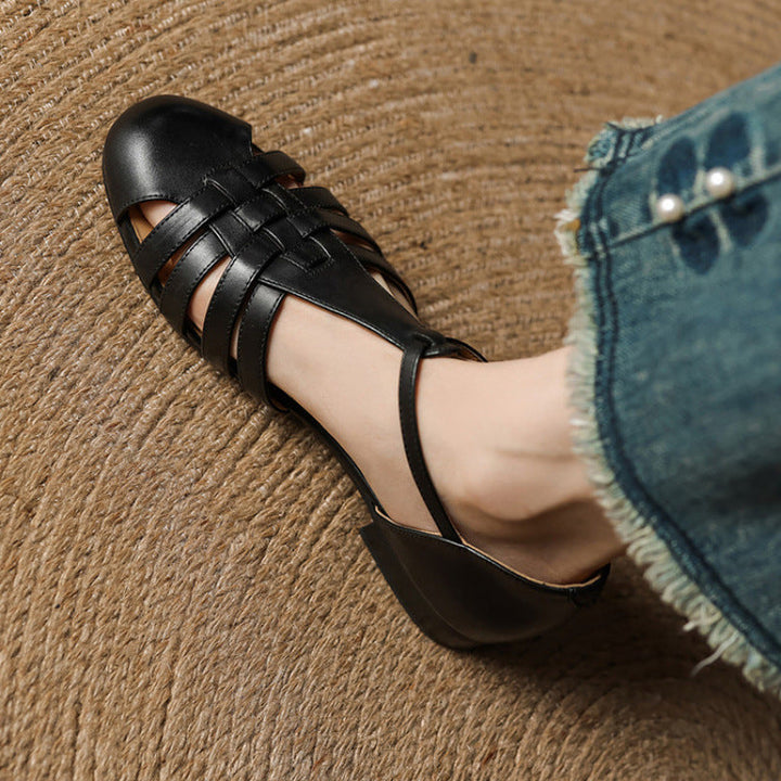 Enix Genuine Leather Shoes  Liora Lane Boutique