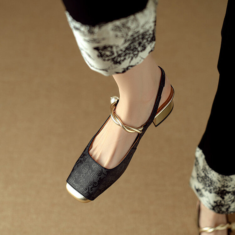 Galene Leather Heels  Liora Lane Boutique