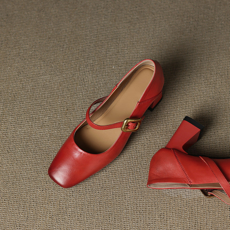 Kelis Genuine Leather Heels  Liora Lane Boutique