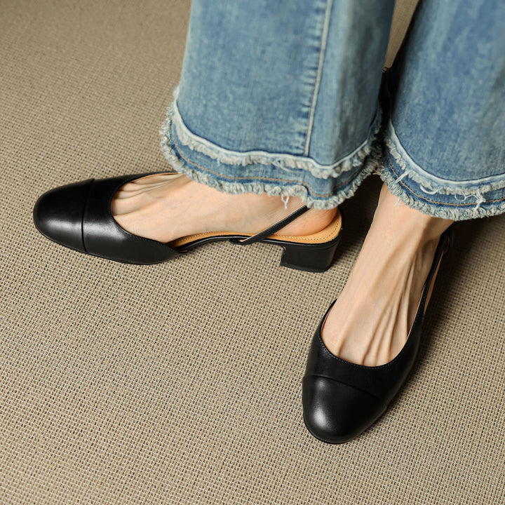 Lureth Genuine Leather Pumps  Liora Lane Boutique