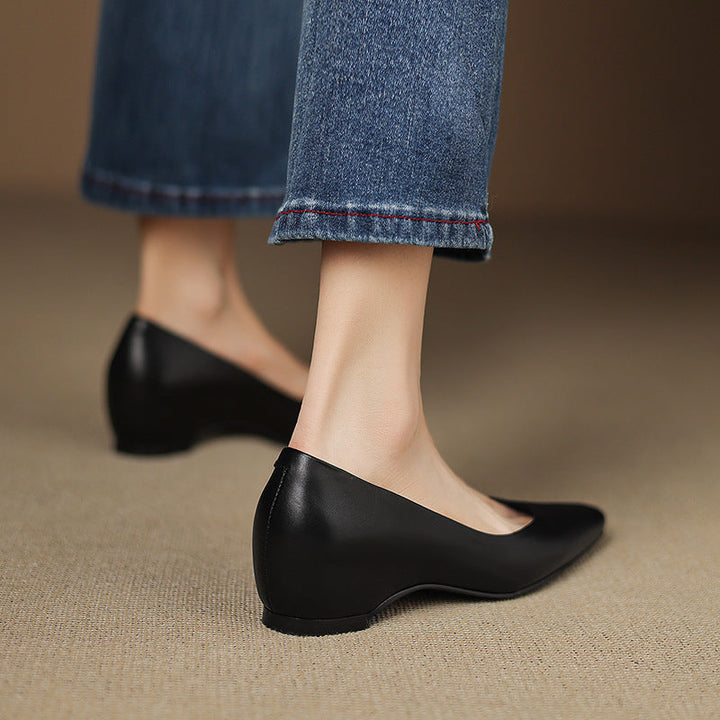 Oren Genuine Leather Flats  Liora Lane Boutique