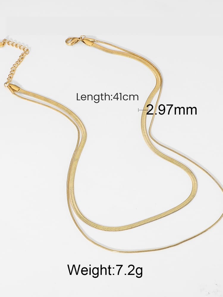 Snake Chain Necklace Jasmine's Boutique Australia