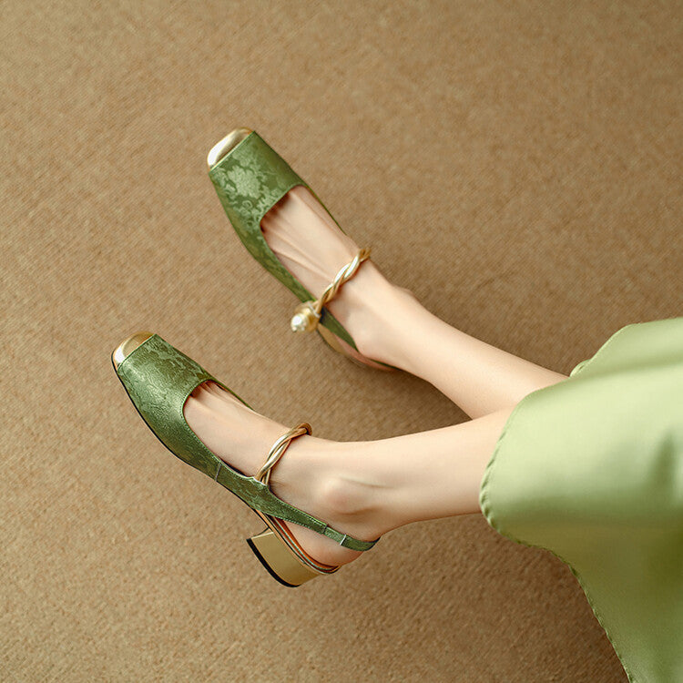 Galene Leather Heels  Liora Lane Boutique