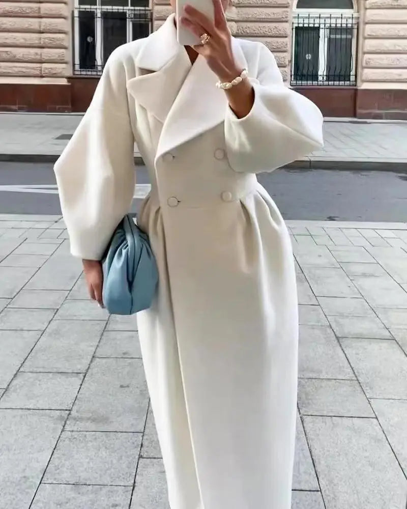 Royal Elegance Belted Maxi Coat Jasmine's Boutique Australia