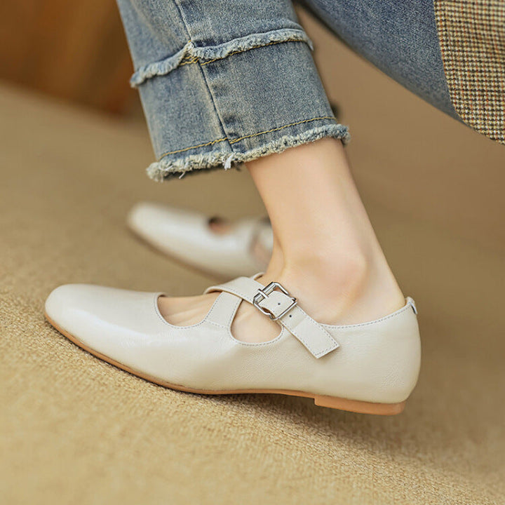 Nyra Genuine Leather Shoes  Liora Lane Boutique