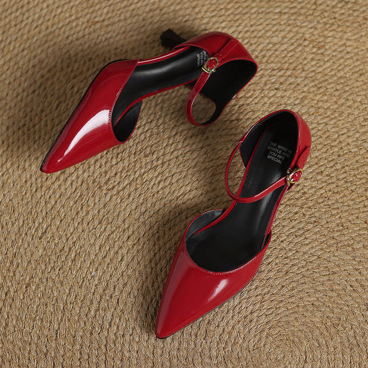 Sorlyn Genuine Leather Heels  Liora Lane Boutique