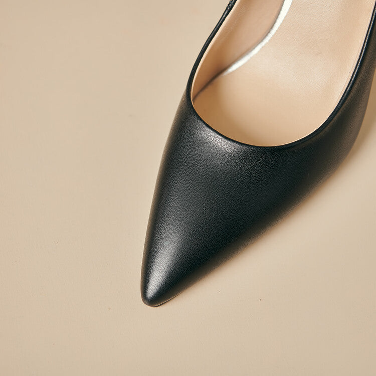 Lior Genuine Leather Heels  Liora Lane Boutique