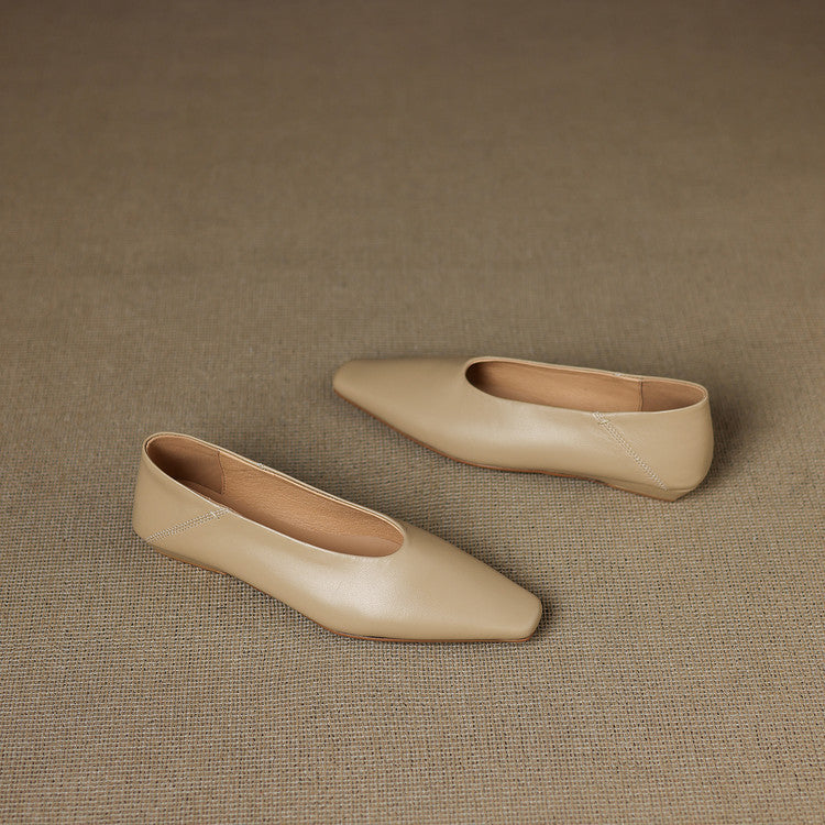 Emor Genuine Leather Flats  Liora Lane Boutique