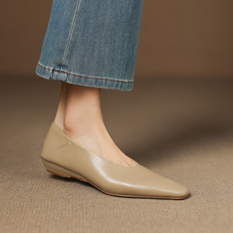 Emor Genuine Leather Flats  Liora Lane Boutique