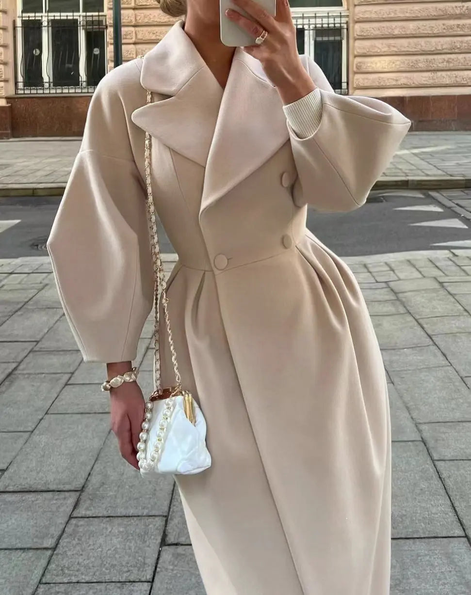 Royal Elegance Belted Maxi Coat Jasmine's Boutique Australia
