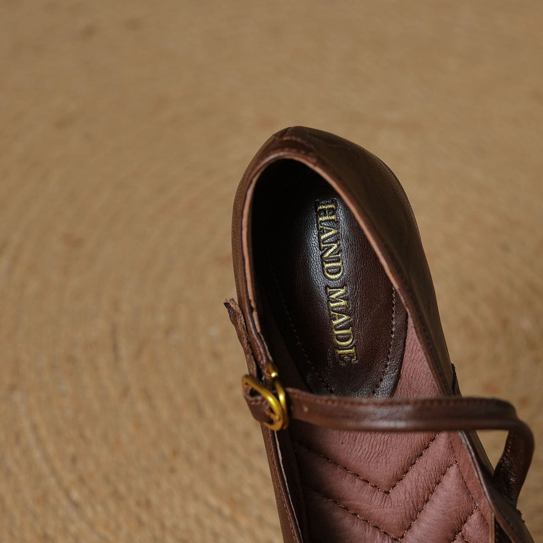 Norie Genuine Leather Flats  Liora Lane Boutique